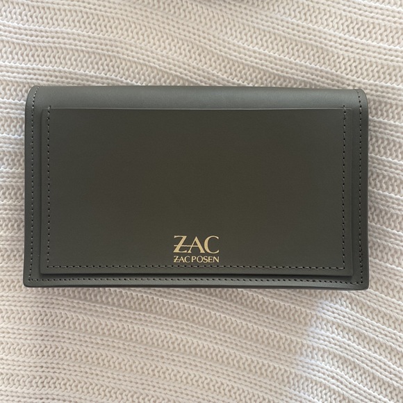 Zac Posen Green Clutch/Crossbody Purse